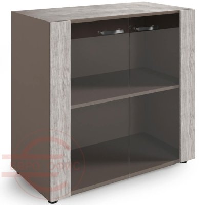 NT-41 Шкаф Мебель Стиль New.Tone (Дуб серебристый / стоун)