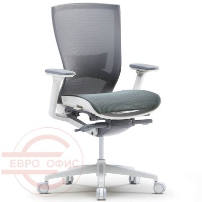 CHN6100WAZ Кресло для персонала CH6100W Fursys, обивка сетка (Серое (2D1B))