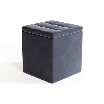 ПФ-3 Пуф с откидной крышкой  (чёрный (Negris 901))