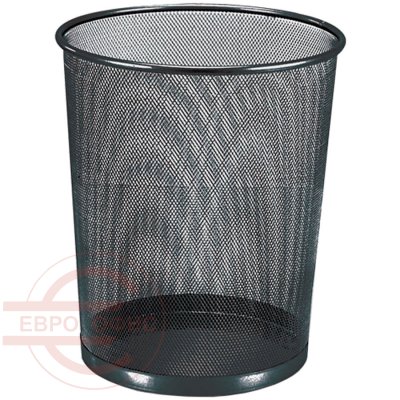 КДБ 3 Корзина для бумаг  20 л. Металл (Чёрный)