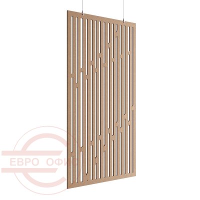 ACO-C-12 Акустическая перегородка 1200*2400 Евро Офис (Бежевый (AC-02))