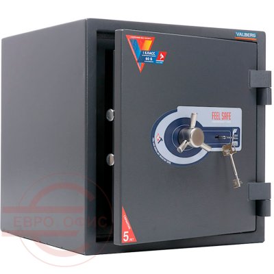 ГАРАНТ 46 Огневзломостойкий сейф VALBERG, ключевой (Графит структурированный (RAL 7024))