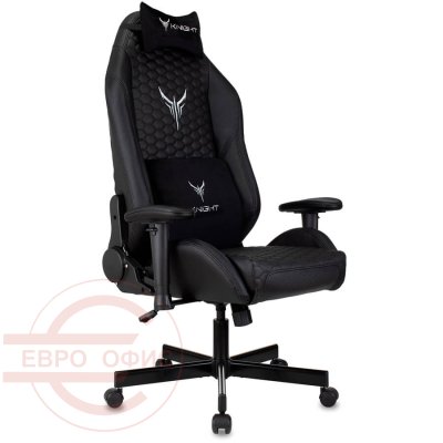 Knight Neon Геймерское кресло  Бюрократ, обивка экокожа (Черный)