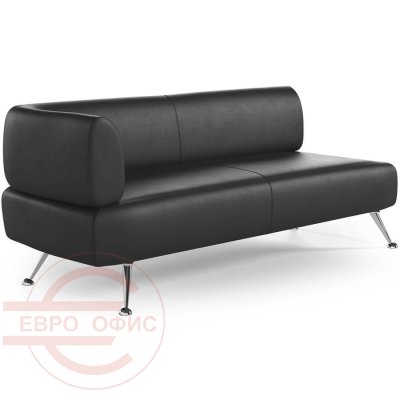 В-9 Диван-модуль трехместный правый Вейт Про (Черный (Oregon 16))