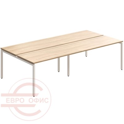 RM-3(x4)+F-53 Стол на металлокаркасе Мебель Стиль Rio Project (Швейцарский вяз MS)