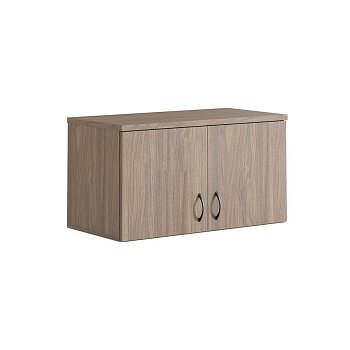 А-58 Антресоль Мебель Стиль Агат М (Светло-серый (кромка: тёмно-серый))