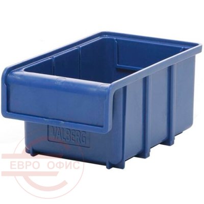 170x105x80 Ящик пластиковый ПРОМЕТ (Синий (RAL 5002))