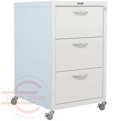 МД ТП L-4 Тумба медицинская ПРОМЕТ, ключевой (Белый (RAL 9016))