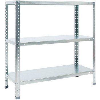 75KD/75X30/3 Стеллаж оцинкованный (Серый полуматовый (RAL 7038))