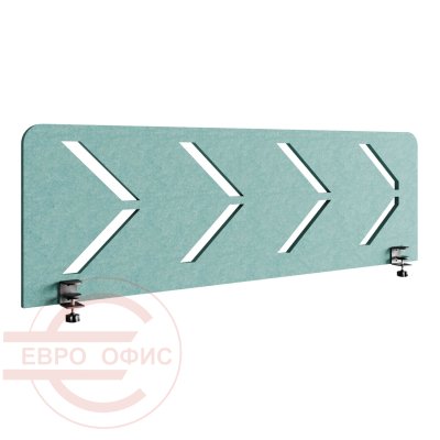 ACOH110 Экран для стола Стрелки ACOUSOUND, Евро Офис 1100х12х600 мм. (Бирюзовый (AC-63))