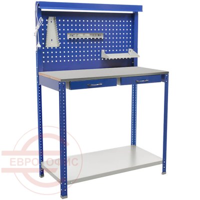 GARAGE SET 2 Верстак ПРОМЕТ (Синий металл)
