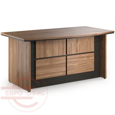 Ot-16 Стол руководителя Мебель Стиль On.Top (Рэд Фокс / венге)