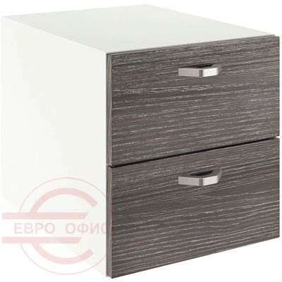 Z-85 Бокс с выдвижными ящиками к тумбе Z-8 Мебель Стиль Air Zone (Чёрный ясень/белый MS)