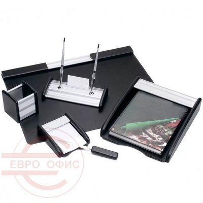 BK6MU Настольный набор Good Sunrise (Серебристый, черный) BK6MU Настольный набор Good Sunrise (Серебристый, черный)