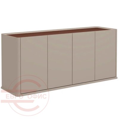 As-34 Греденция Мебель Стиль Aston (дуб Дюваль / серый кварц / мокко)