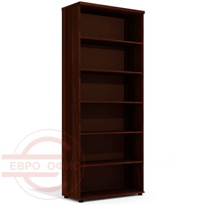 Gr-62 Стеллаж высокий широкий Мебель Стиль Grand (Орех тёмный)
