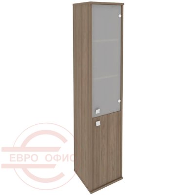 Л.СУ-1.2 (R) Шкаф высокий узкий правый  RIVA Стайл (Вяз Благородный)