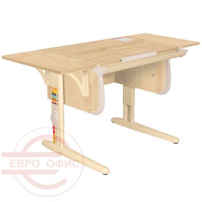 Parta 1/75-40 + Polka_b 1/550-1 Парта с полкой ДЭМИ (Бежевый)