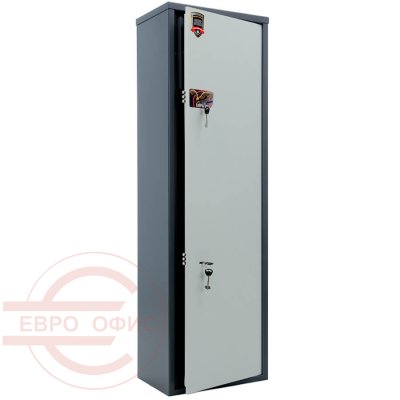 БЕРКУТ 144 Оружейный сейф AIKO, два ключевых (Графит (RAL 7024))