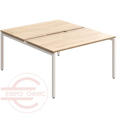 RP-3.2(x2)+F-49 Стол на металлокаркасе Мебель Стиль Rio Project (Швейцарский вяз MS)