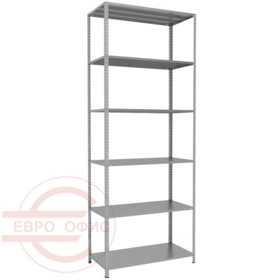 MS-275x100x60 Металлический стеллаж ПРОМЕТ, 6 (Серый полуматовый (RAL 7038))