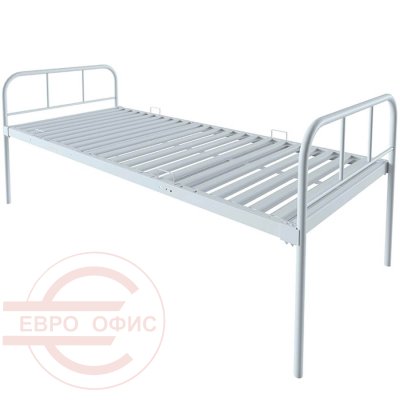 MB100.1.0.1 (KM-09) Кровать медицинская ПРОМЕТ (Белый металл)