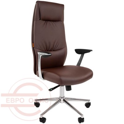VISTA Кресло для руководителя  Chairman, обивка экокожа (Коричневый)