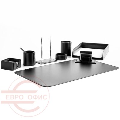 №14 Настольный набор Buvardo (Кожа черная) №14 Настольный набор Buvardo (Кожа черная)