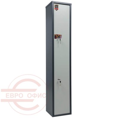 БЕРКУТ 165 Оружейный сейф AIKO, два ключевых (Графит структурированный (RAL 7024))