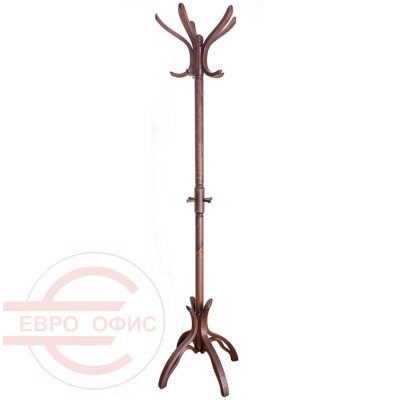 В 12Н Вешалка напольная Мебелик (Темно-коричневый)