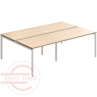RP-4(x4)+F-56 Стол на металлокаркасе Мебель Стиль Rio Project (Швейцарский вяз MS)