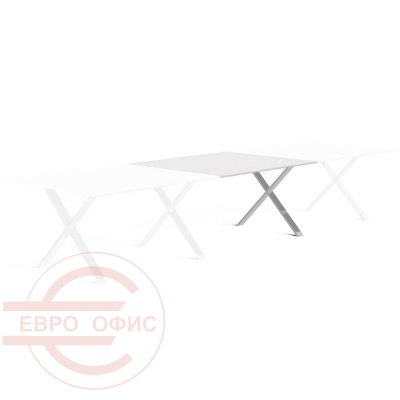 107 805/2 Цент.модуль для стола переговоров Profoffice ANCONA (Белый)