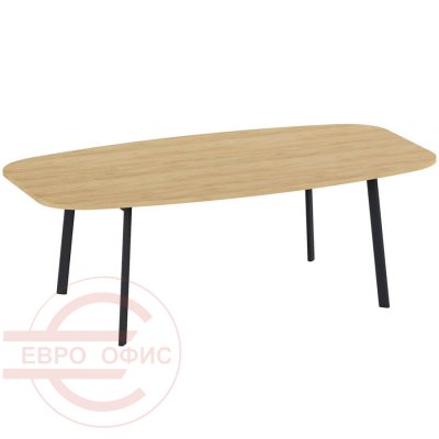 135S1002 6Z (7016) Стол для переговоров 230 Profoffice Флекс / Flex (Гикори, графит)