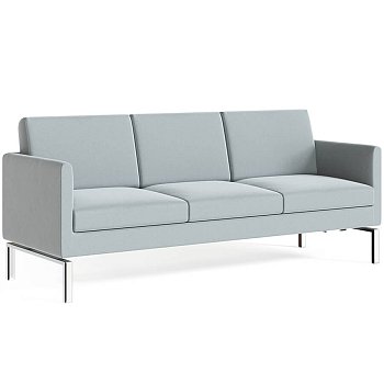 От-3 Хром Диван трехместный Отто (Светло-кремовый (Eva 10))