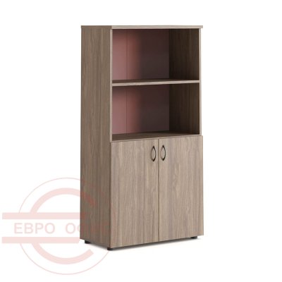 А-36.0 Шкаф средний комбинированный Мебель Стиль Агат М (Палдао)