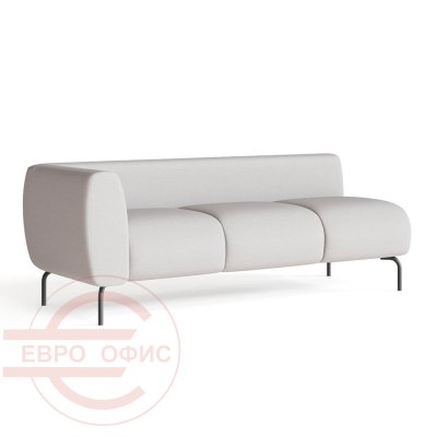 ФД-3В Диван модуль трехместный правый Фолд (Бежевый (Laguna 290))