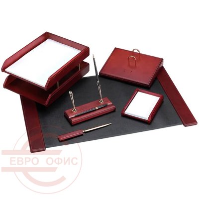 M6C-7A Настольный набор Good Sunrise (Красное дерево темного оттенка) M6C-7A Настольный набор Good Sunrise (Красное дерево темного оттенка)