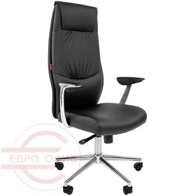 VISTA Кресло для руководителя  Chairman, обивка экокожа (Чёрный)