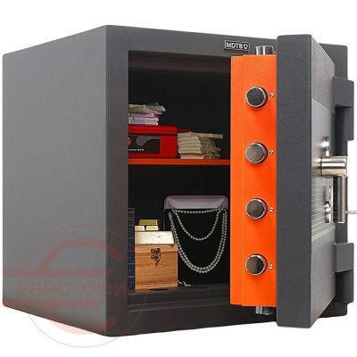 BURGAS-67 2K Взломостойкий сейф MDTB, два ключевых (Графит структурированный (RAL 7024))