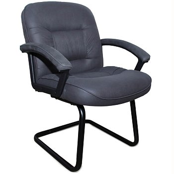 T-9908AXSN-LOW-V Кресло для персонала  Бюрократ, обивка ткань (Черное (F1))