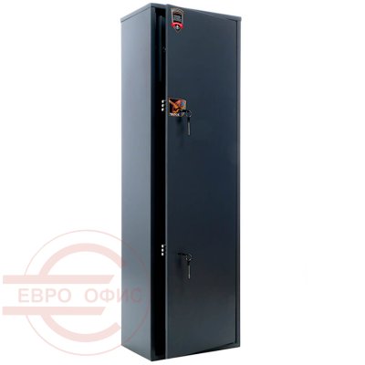 ЧИРОК 1443 Оружейный сейф AIKO, два ключевых (Графит структурированный (RAL 7024))