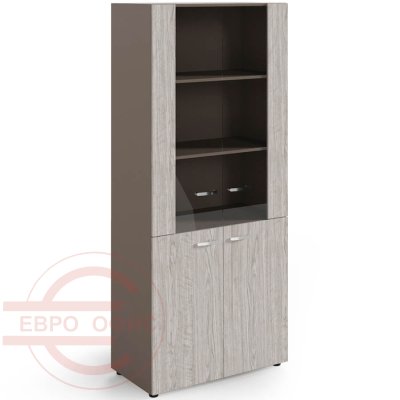 NT-47 Шкаф Мебель Стиль New.Tone (Дуб серебристый / стоун)