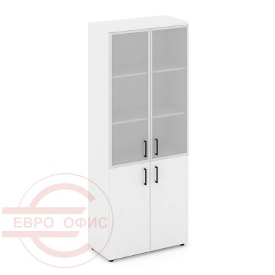 SN.STS-103 Шкаф высокий широкий RIVA Style Project (Белый/Сатин)