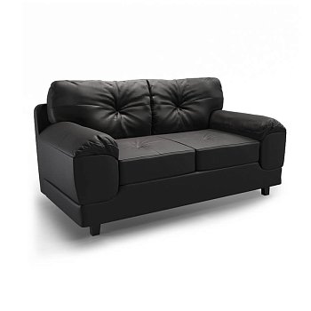 И-2 Диван двухместный Имола (Черный (Enzo 999))