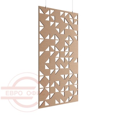 ACO-C-20 Акустическая перегородка 1200*2400 Евро Офис (Бежевый (AC-02))