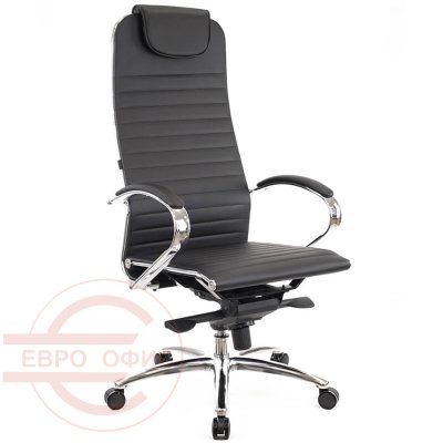 DECO (ДЭКО) Кресло для руководителя  EVERPROF, обивка экокожа (Чёрный)