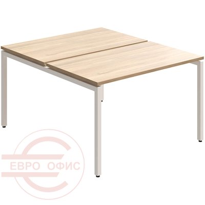 RM-4(x2)+F-44 Стол на металлокаркасе Мебель Стиль Rio Project (Швейцарский вяз MS)