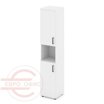 SN.STU.E-107(L) Шкаф высокий узкий левый RIVA Style Project (Белый)