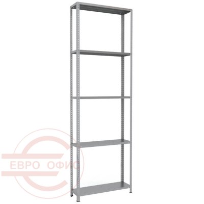 300x100x30 Металлический стеллаж MS HARD, 5 (Cерый полуматовый (RAL 7038))