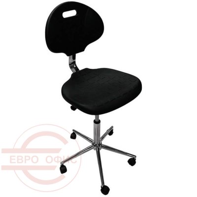 PRO INDUSTRIAL (без подлокотников) Стул промышленный ПРОМЕТ (Чёрный)